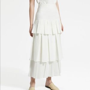 COPY - Theory Tiered Linen Skirt